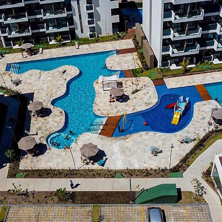 Studio Em Porto De Galinhas - Vista P Piscina Bagian luar foto
