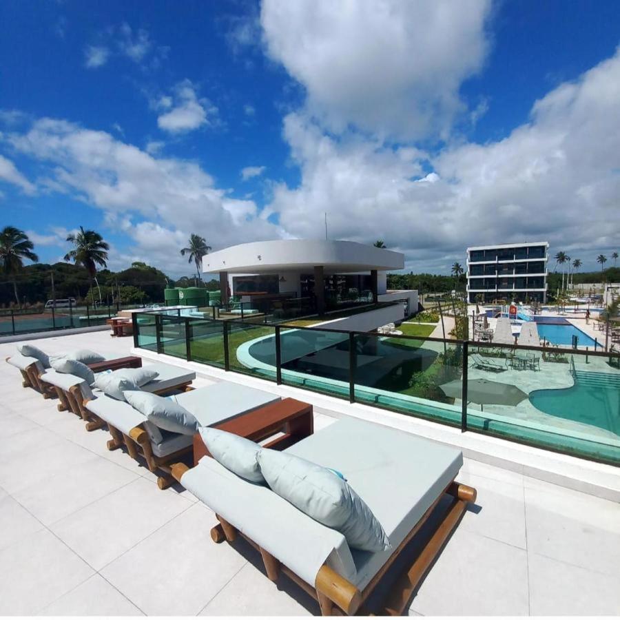 Studio Em Porto De Galinhas - Vista P Piscina Bagian luar foto