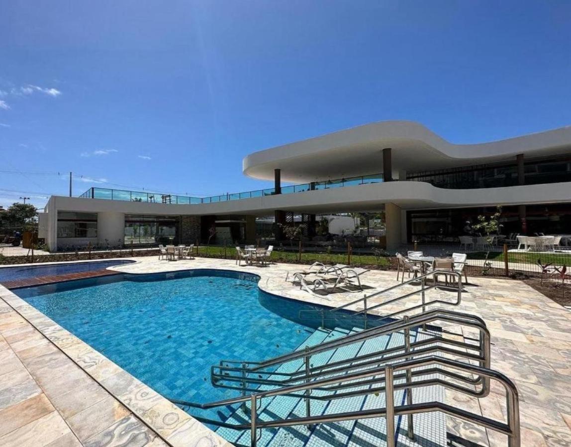 Studio Em Porto De Galinhas - Vista P Piscina Bagian luar foto