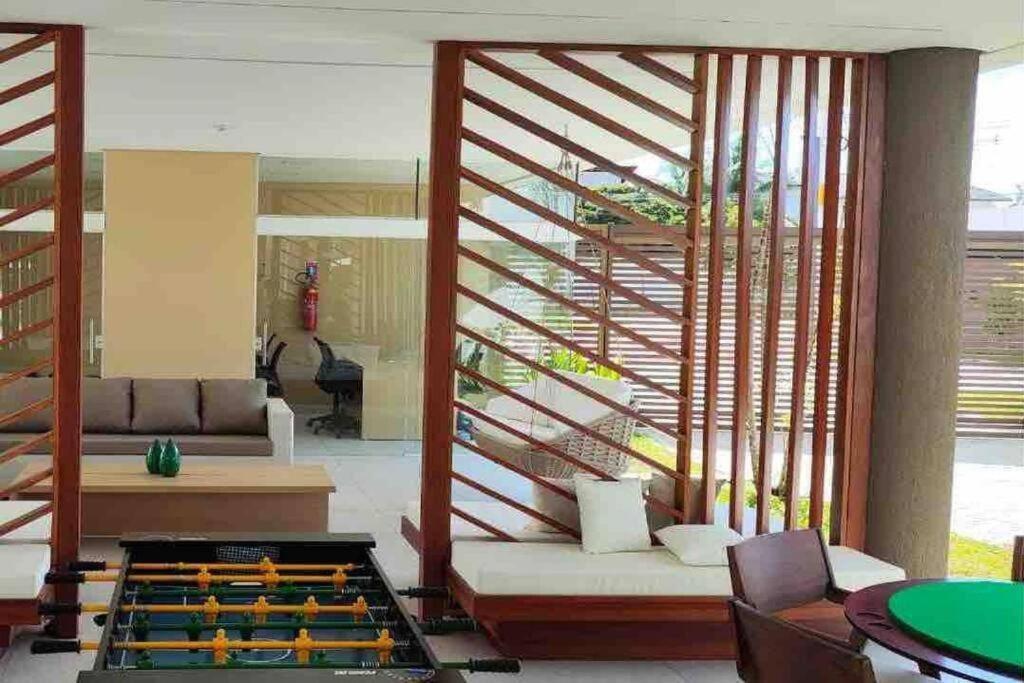 Studio Em Porto De Galinhas - Vista P Piscina Bagian luar foto