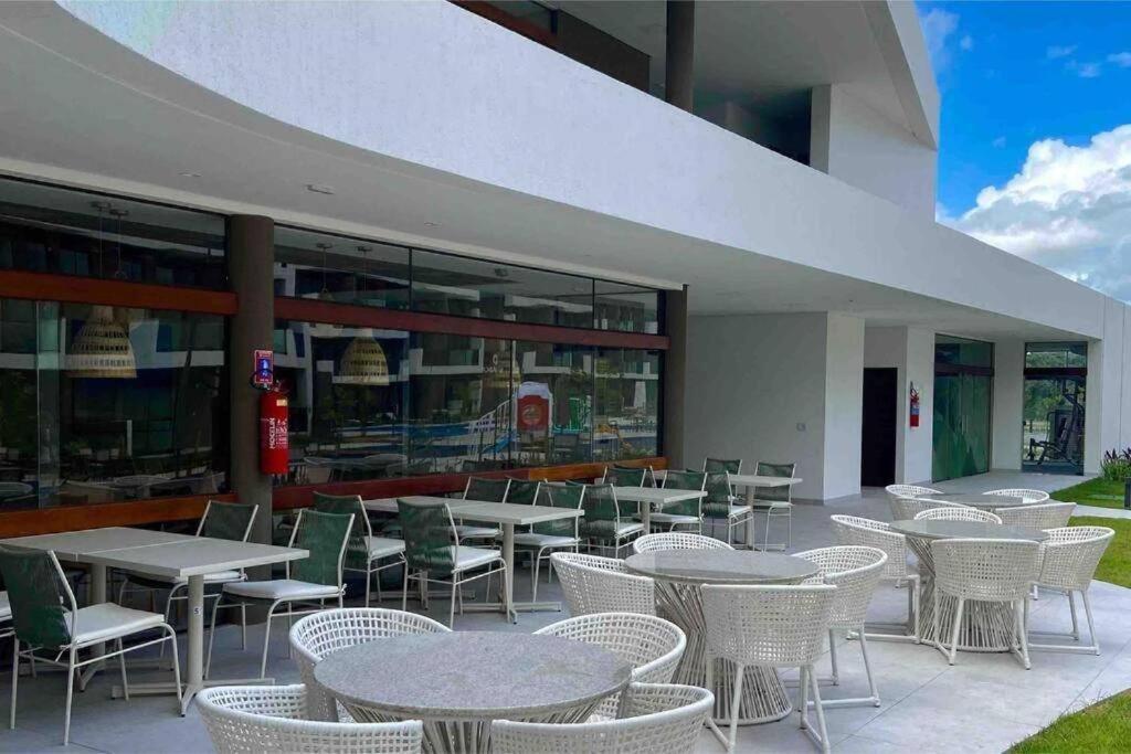 Studio Em Porto De Galinhas - Vista P Piscina Bagian luar foto