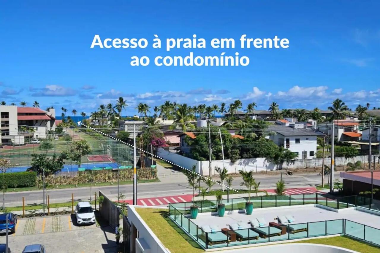 Studio Em Porto De Galinhas - Vista P Piscina Bagian luar foto
