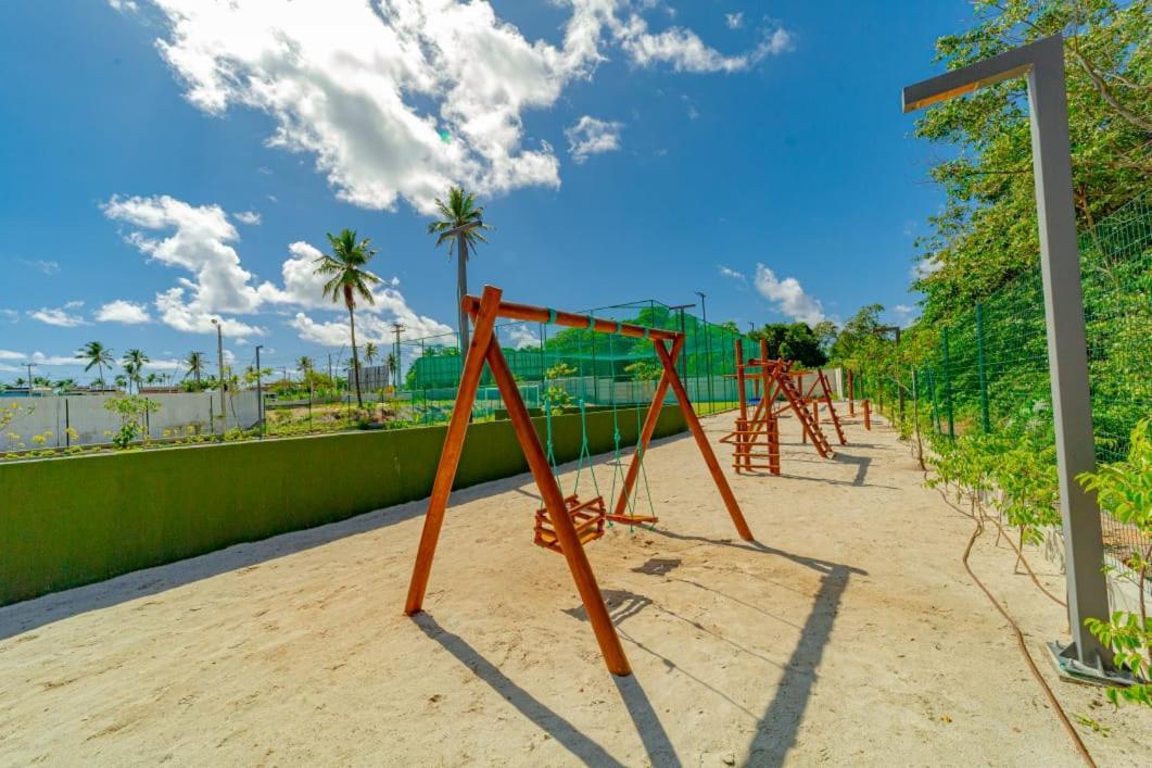 Studio Em Porto De Galinhas - Vista P Piscina Bagian luar foto